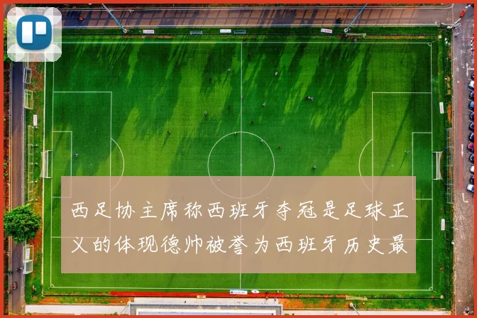 西足协主席称西班牙夺冠是足球正义的体现德帅被誉为西班牙历史最佳教练